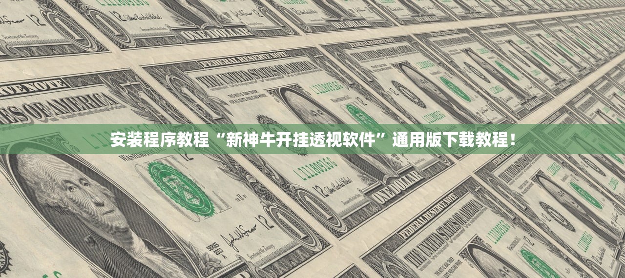 安装程序教程“新神牛开挂透视软件”通用版下载教程！