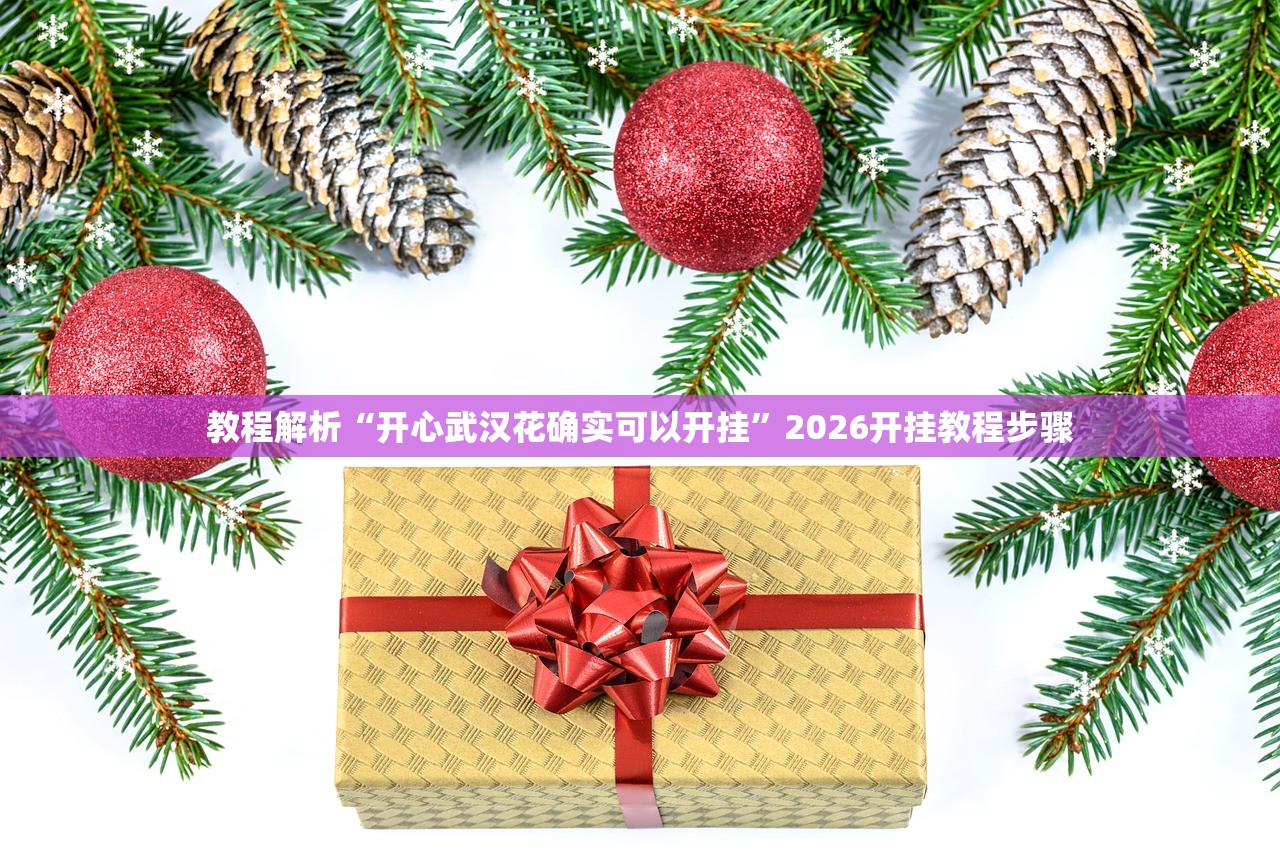 教程解析“开心武汉花确实可以开挂”2026开挂教程步骤