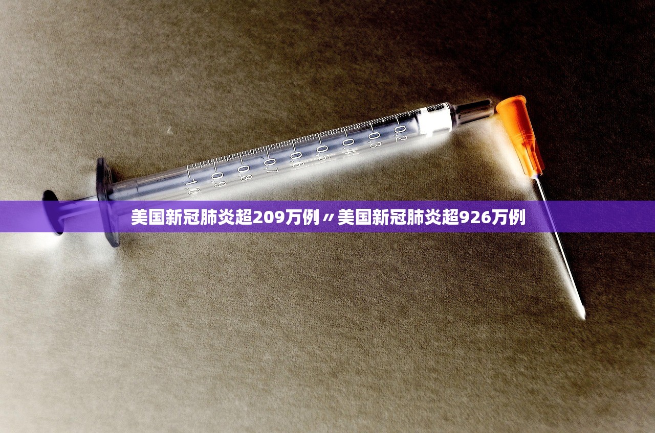 美国新冠肺炎超209万例〃美国新冠肺炎超926万例