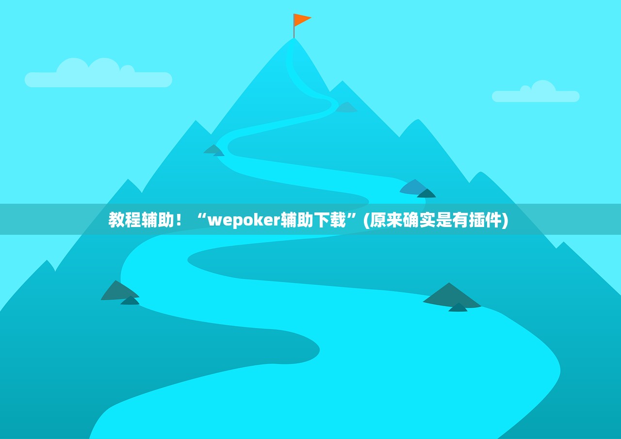 教程辅助！“wepoker辅助下载”(原来确实是有插件) 