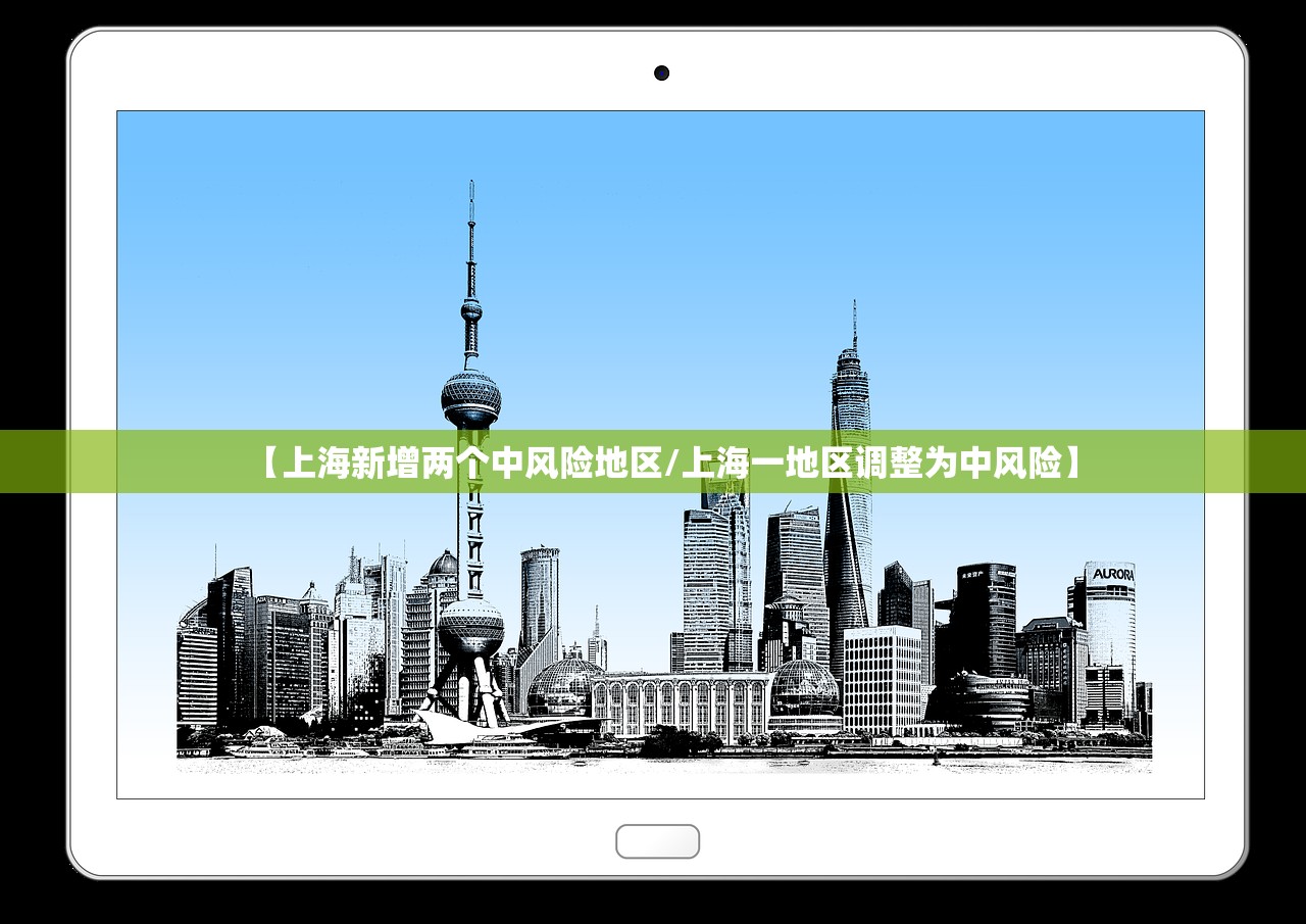 【上海新增两个中风险地区/上海一地区调整为中风险】