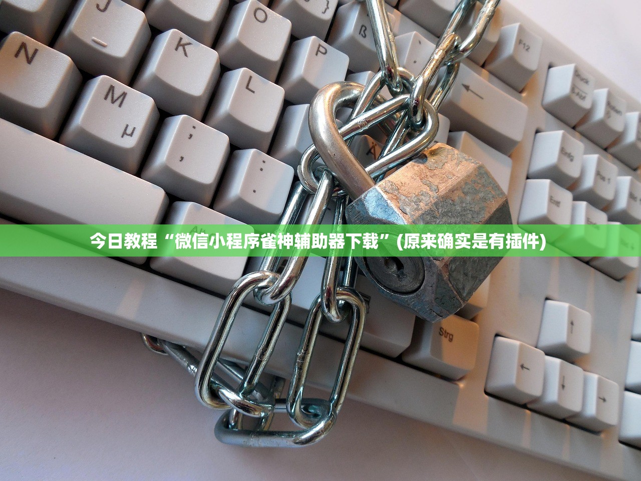 今日教程“微信小程序雀神辅助器下载”(原来确实是有插件) 