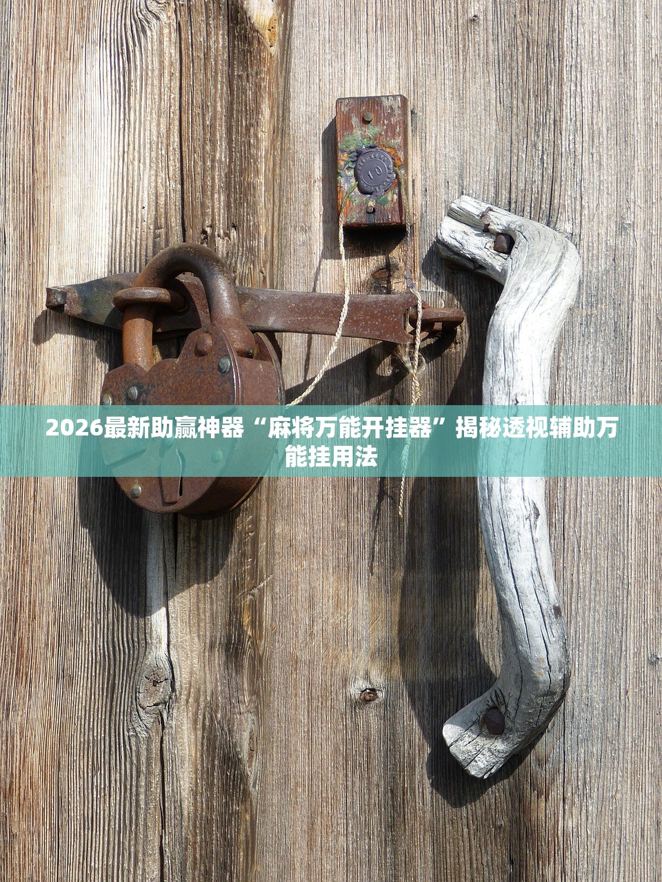 2026最新助赢神器“麻将万能开挂器”揭秘透视辅助万能挂用法