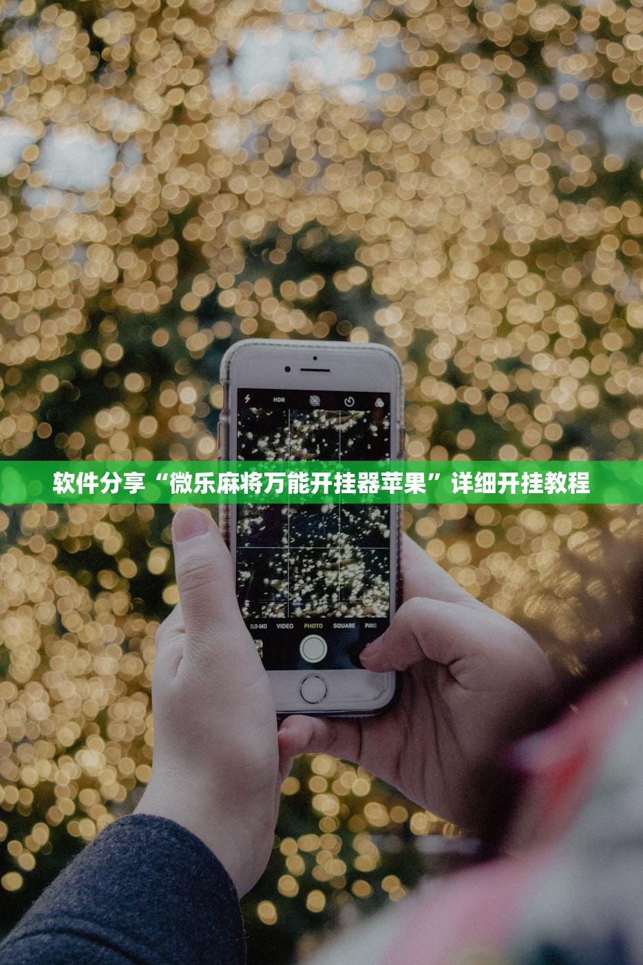 软件分享“微乐麻将万能开挂器苹果”详细开挂教程