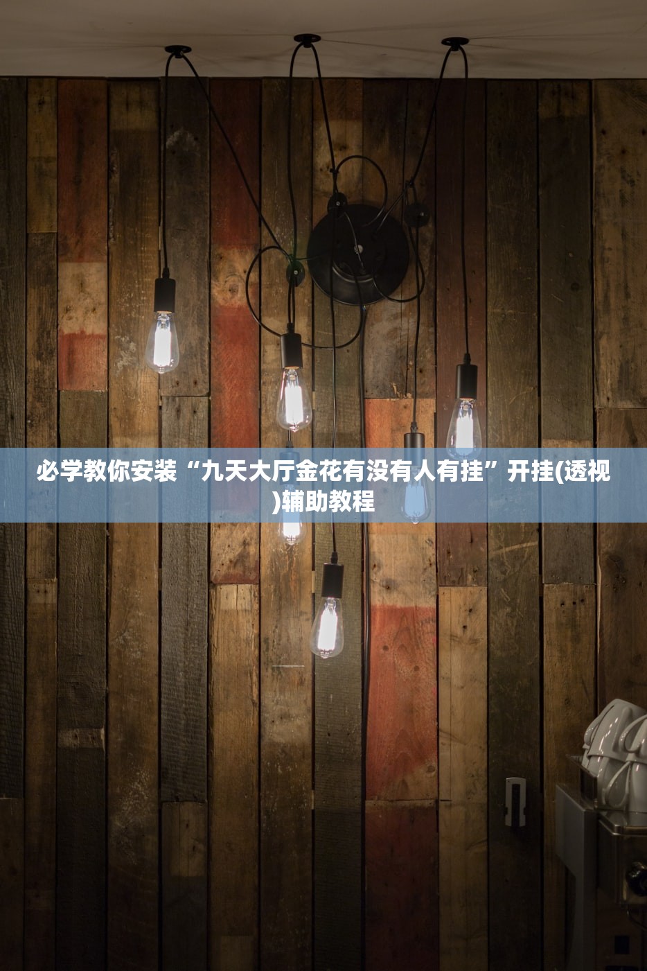 必学教你安装“九天大厅金花有没有人有挂”开挂(透视)辅助教程
