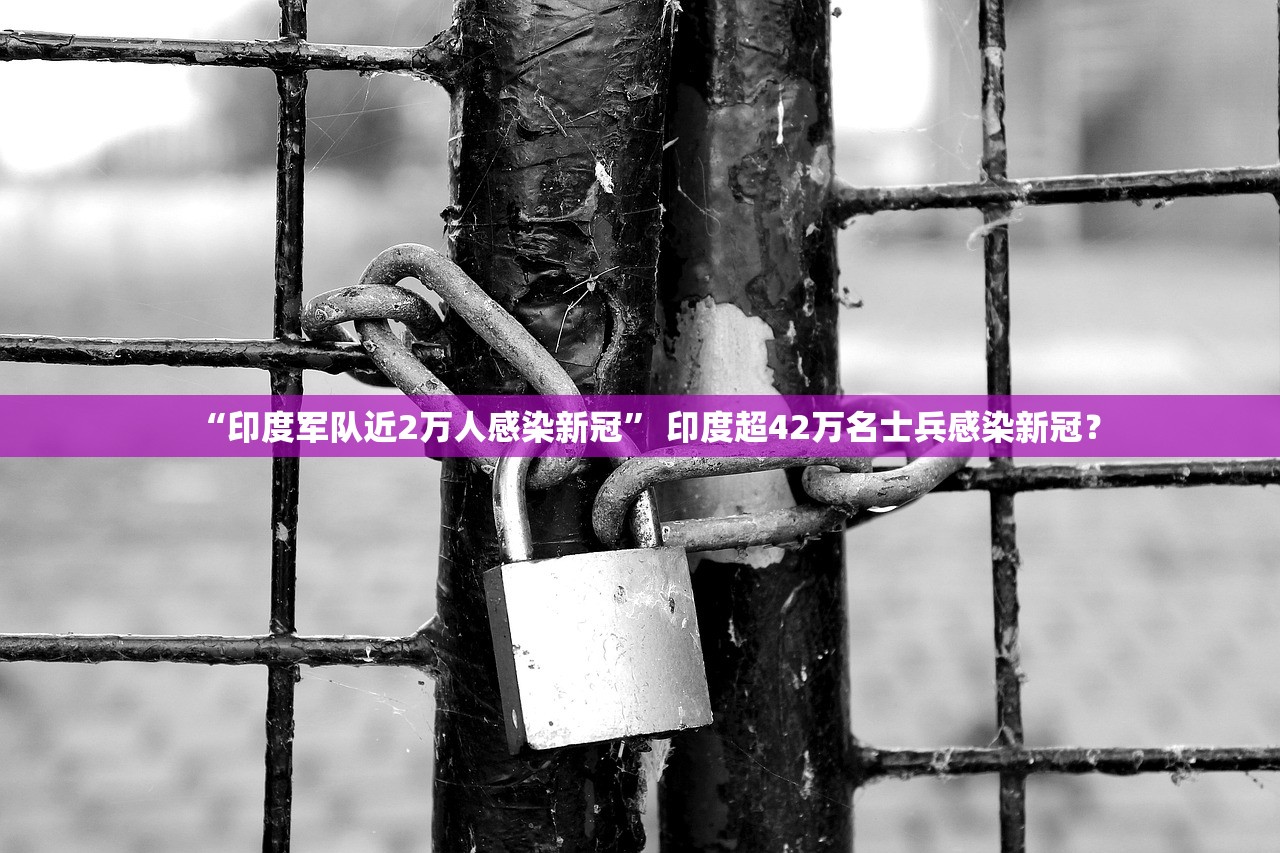 “印度军队近2万人感染新冠	” 印度超42万名士兵感染新冠？