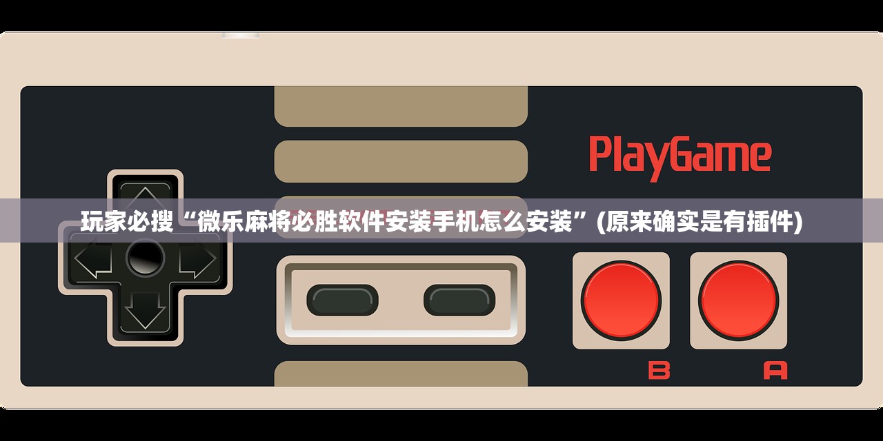 玩家必搜“微乐麻将必胜软件安装手机怎么安装	”(原来确实是有插件)