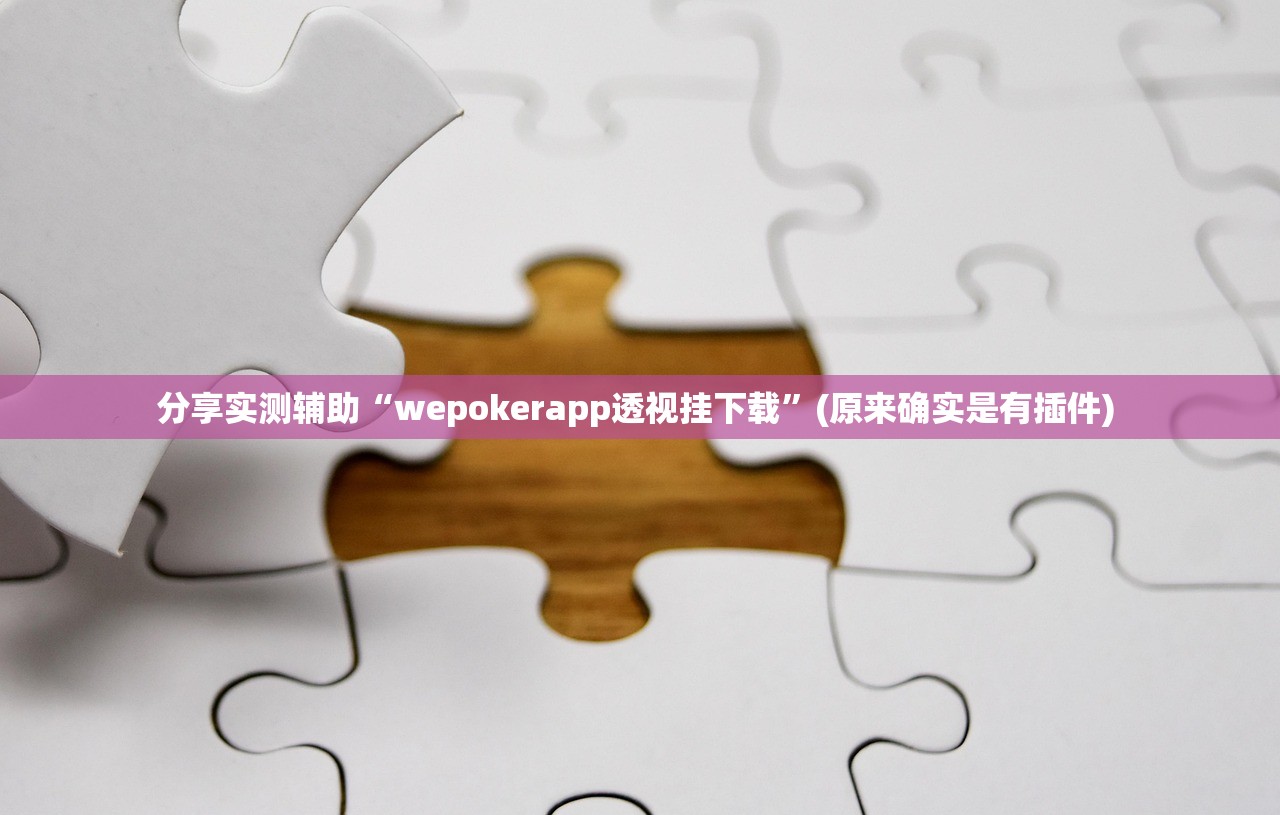 分享实测辅助“wepokerapp透视挂下载	”(原来确实是有插件) 