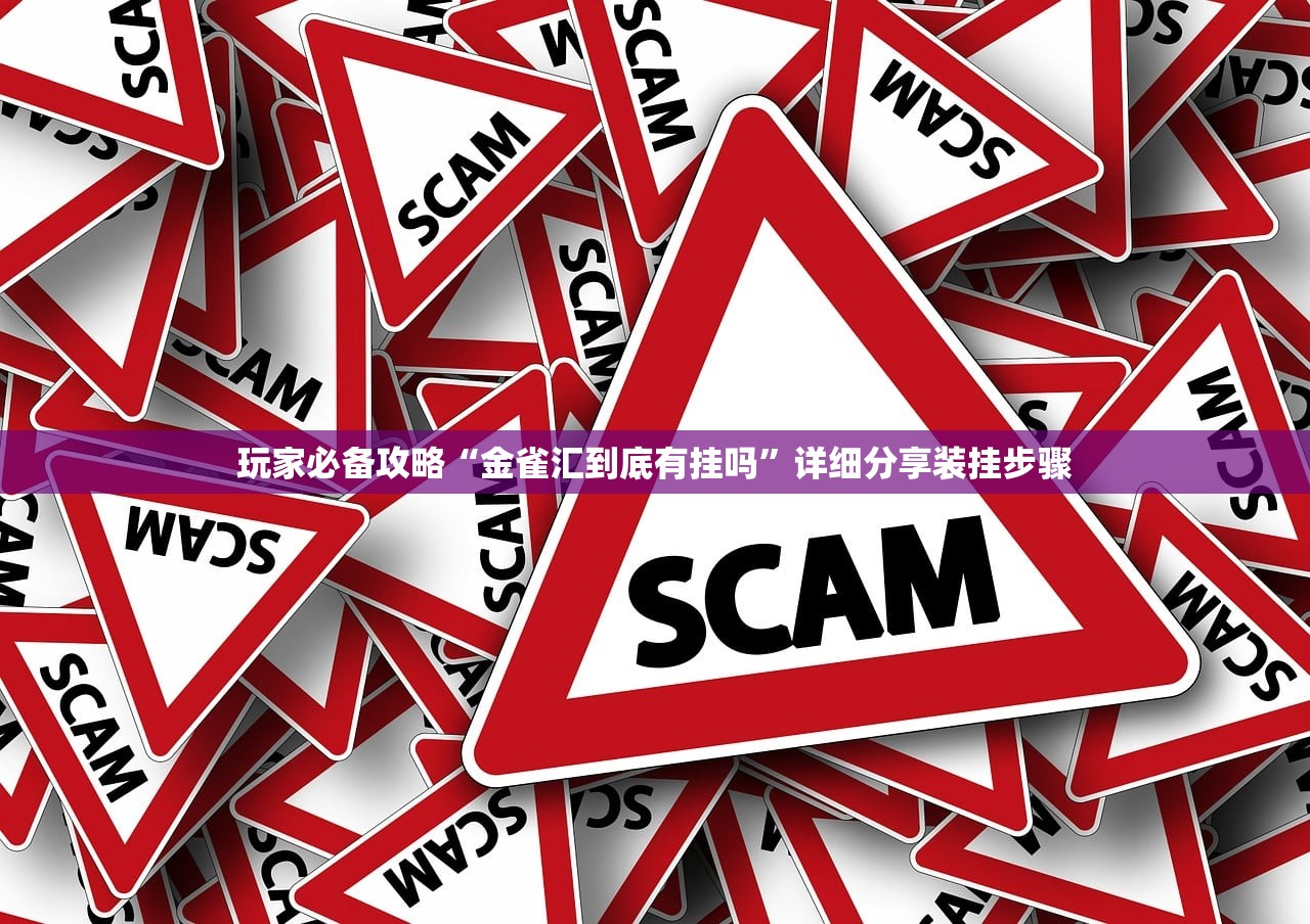 玩家必备攻略“金雀汇到底有挂吗	”详细分享装挂步骤