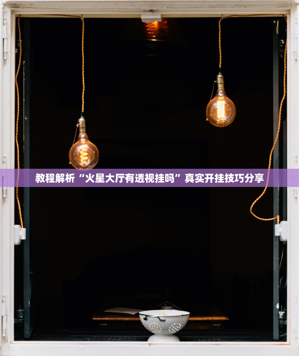 教程解析“火星大厅有透视挂吗”真实开挂技巧分享