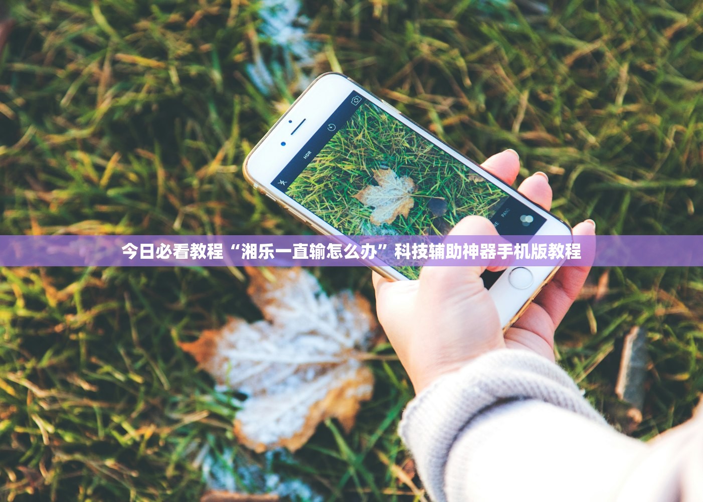 今日必看教程“湘乐一直输怎么办”科技辅助神器手机版教程