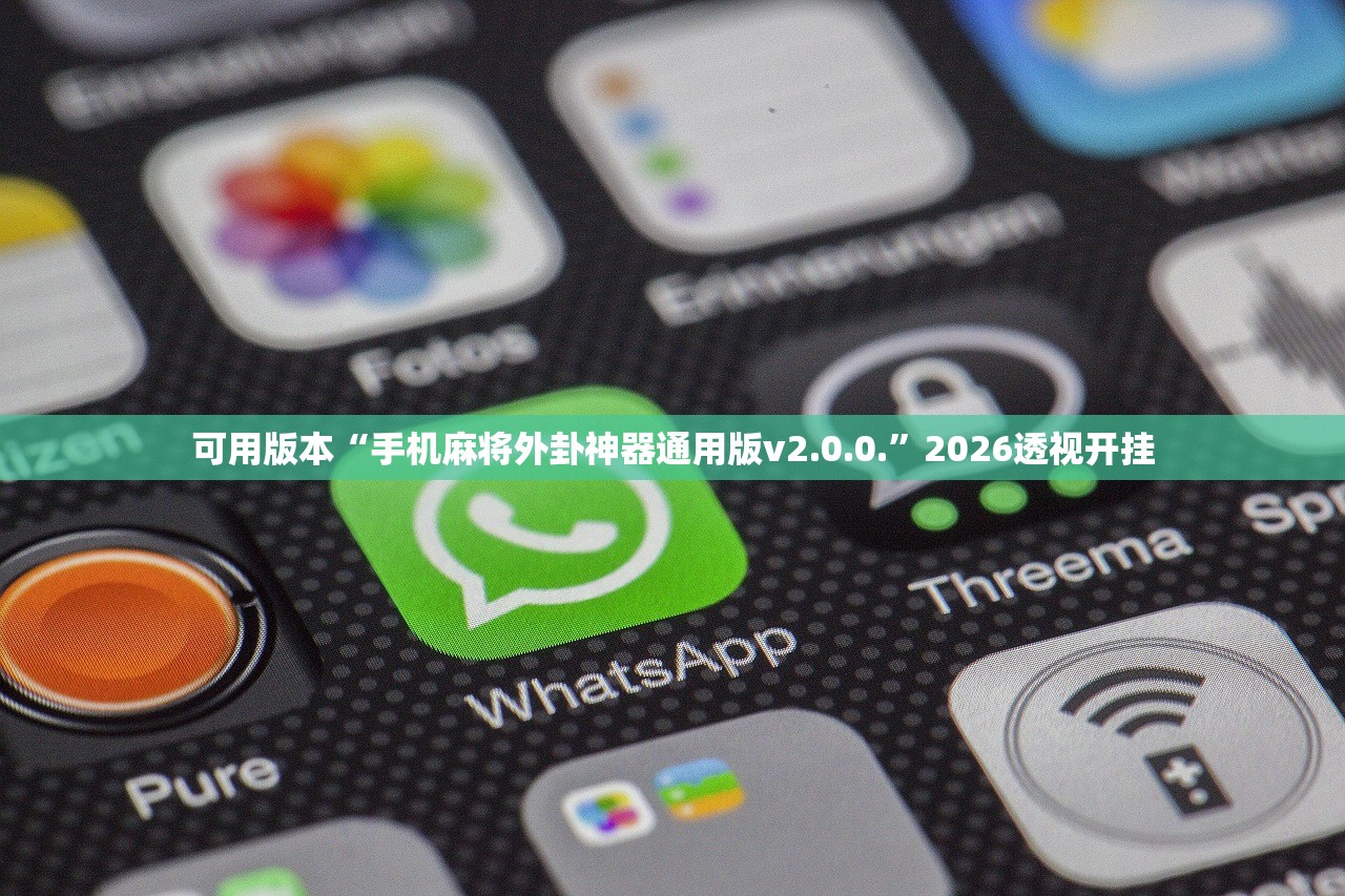 可用版本“手机麻将外卦神器通用版v2.0.0.”2026透视开挂