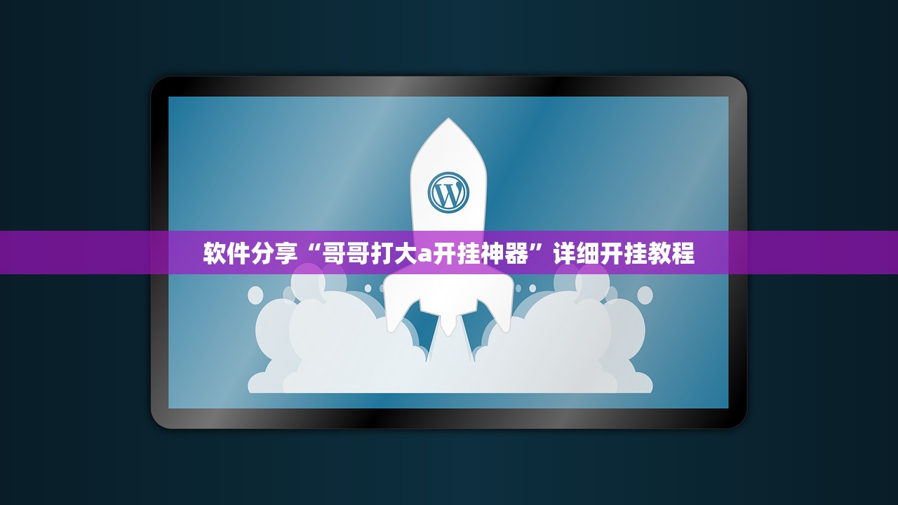 软件分享“哥哥打大a开挂神器	”详细开挂教程