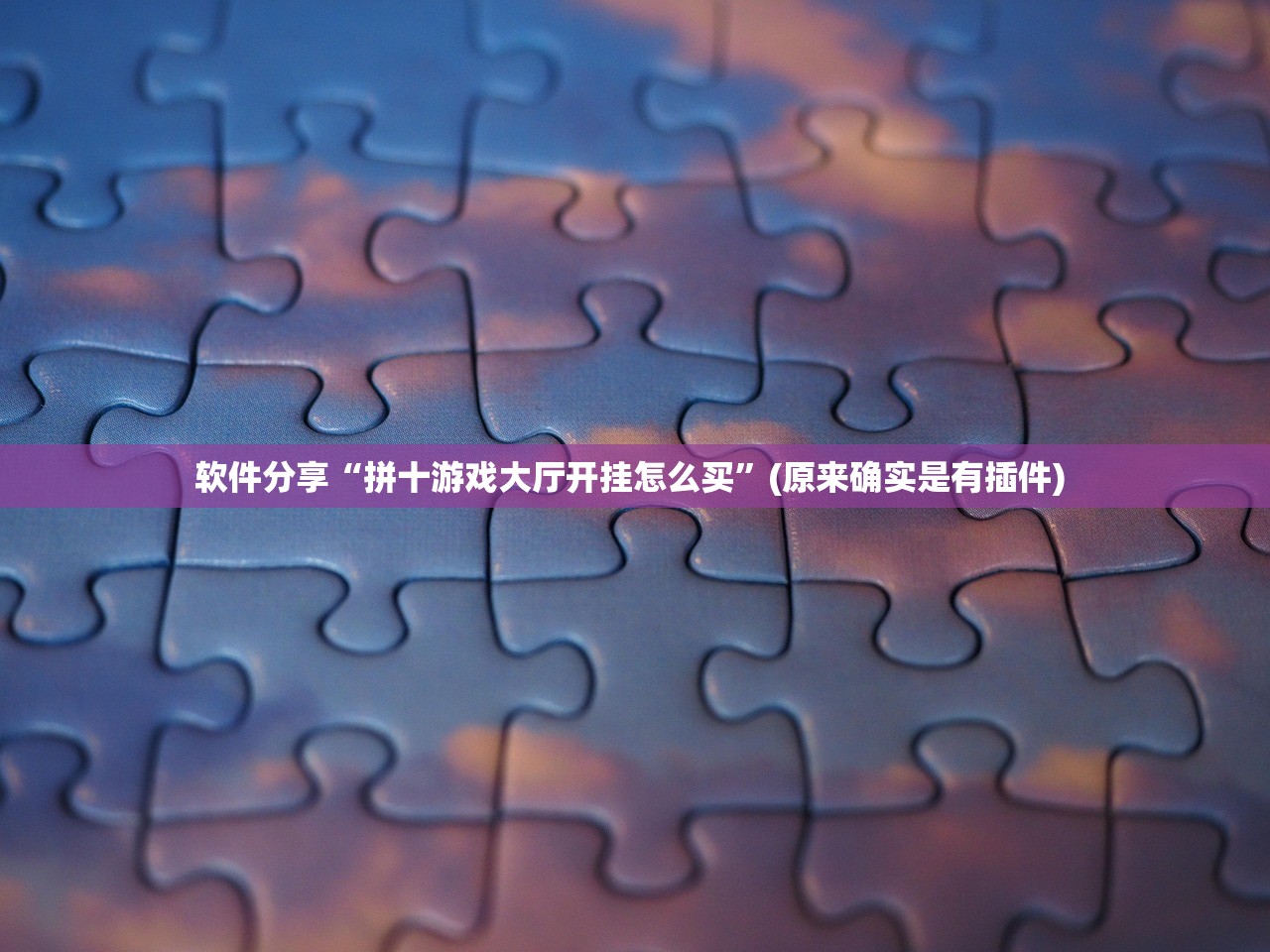 软件分享“拼十游戏大厅开挂怎么买”(原来确实是有插件) 