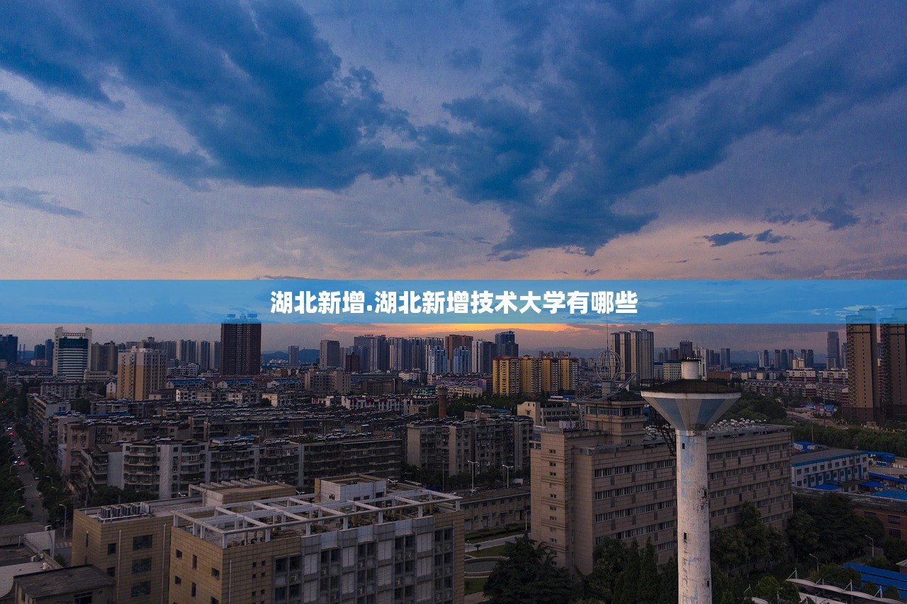 湖北新增.湖北新增技术大学有哪些