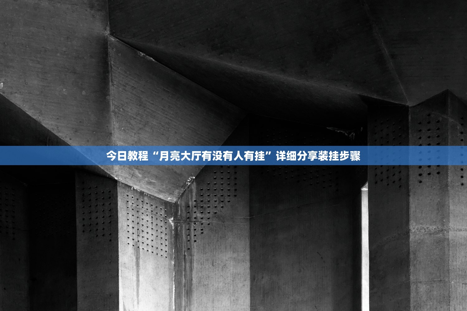 今日教程“月亮大厅有没有人有挂”详细分享装挂步骤