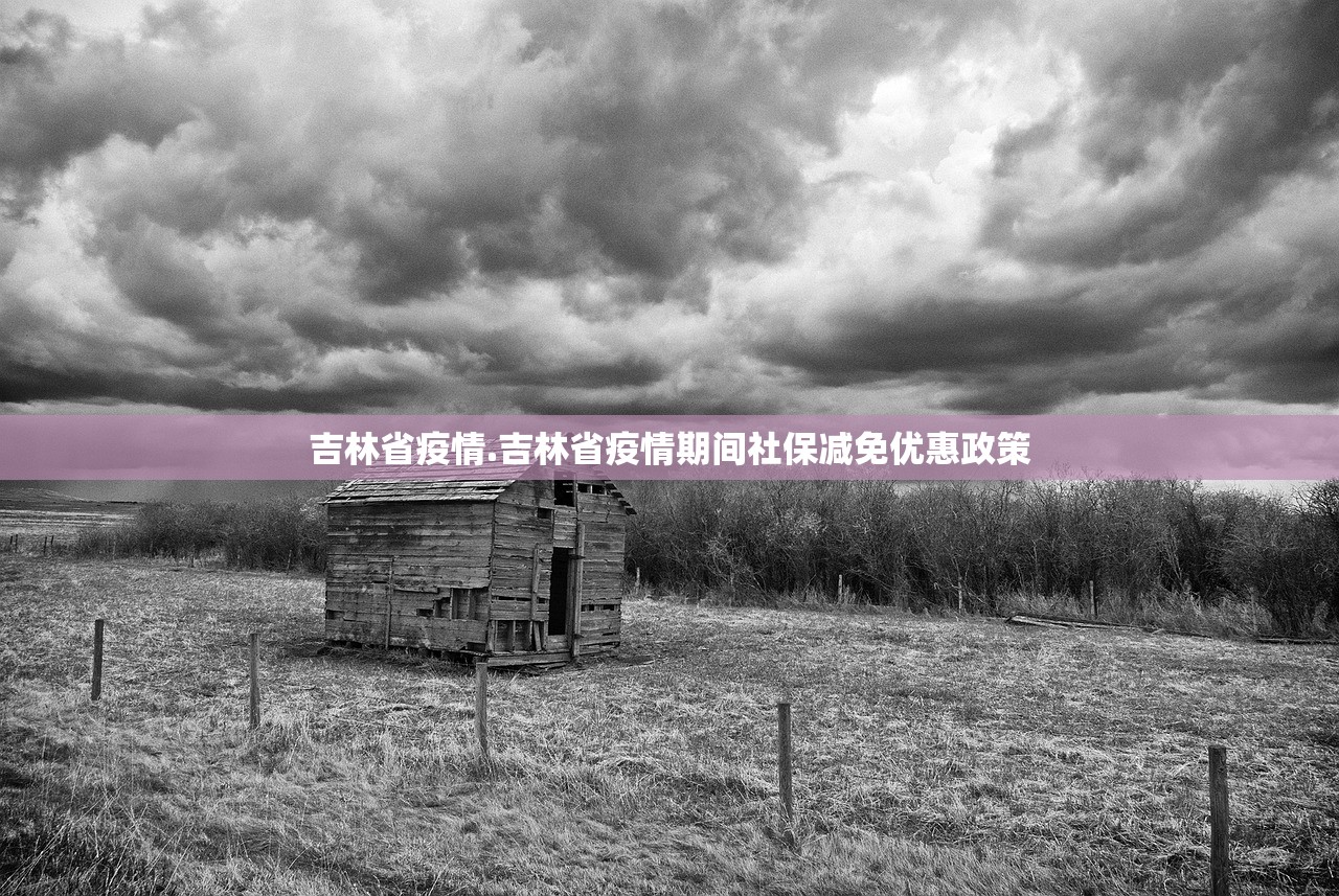 吉林省疫情.吉林省疫情期间社保减免优惠政策
