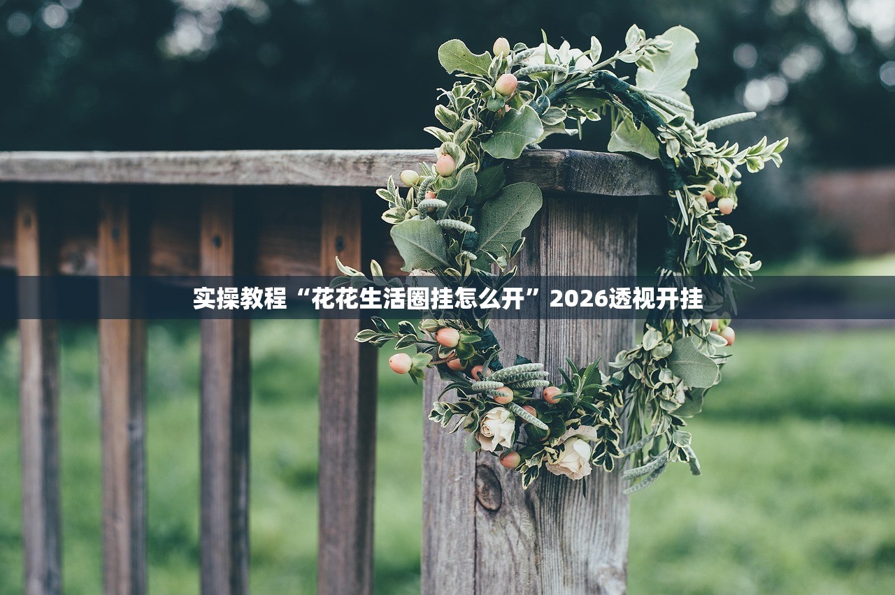 实操教程“花花生活圈挂怎么开”2026透视开挂