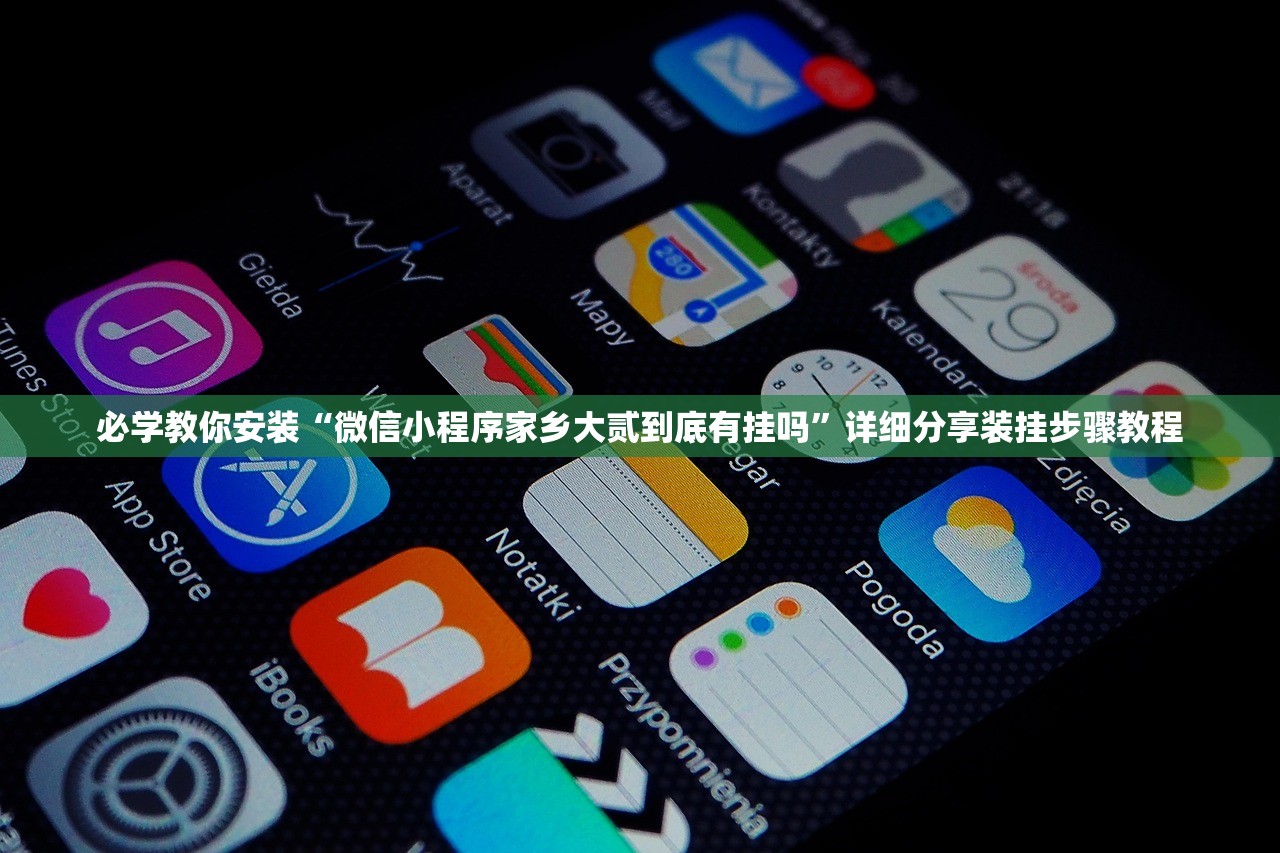 必学教你安装“微信小程序家乡大贰到底有挂吗”详细分享装挂步骤教程