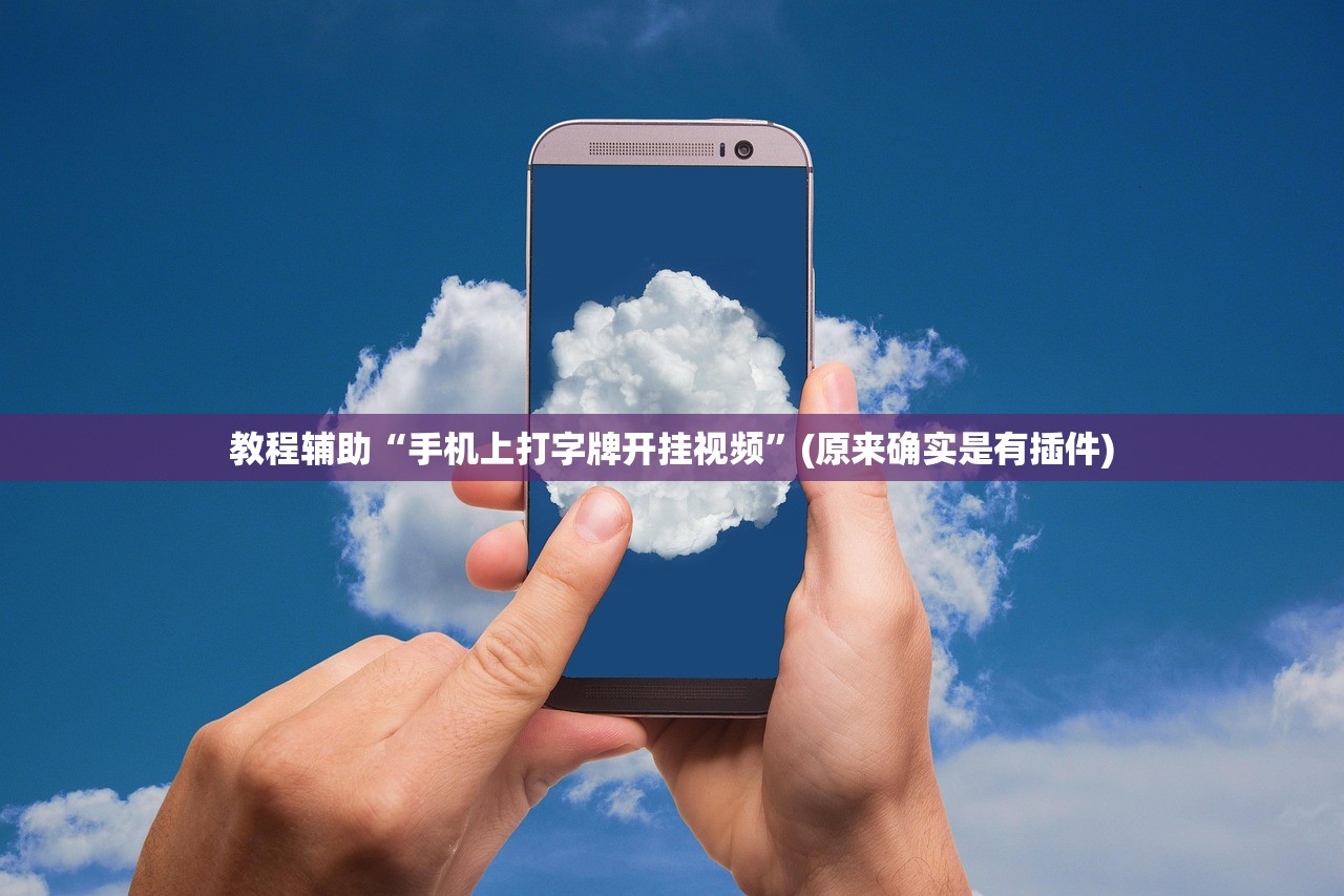 教程辅助“手机上打字牌开挂视频”(原来确实是有插件)