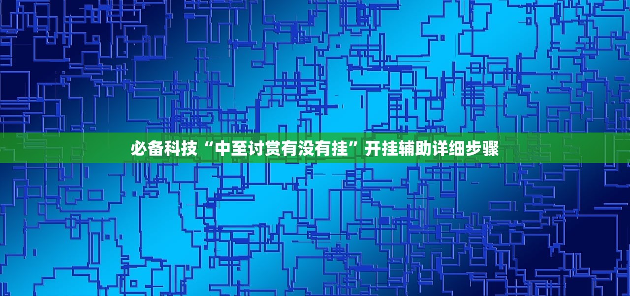 必备科技“中至讨赏有没有挂”开挂辅助详细步骤