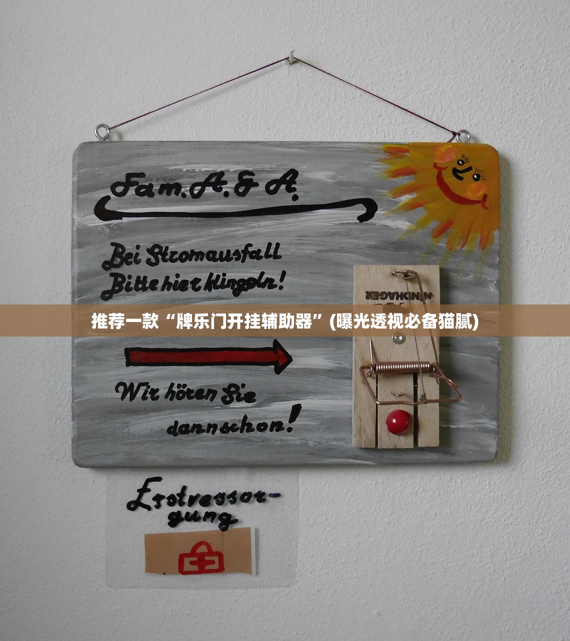 推荐一款“牌乐门开挂辅助器”(曝光透视必备猫腻)
