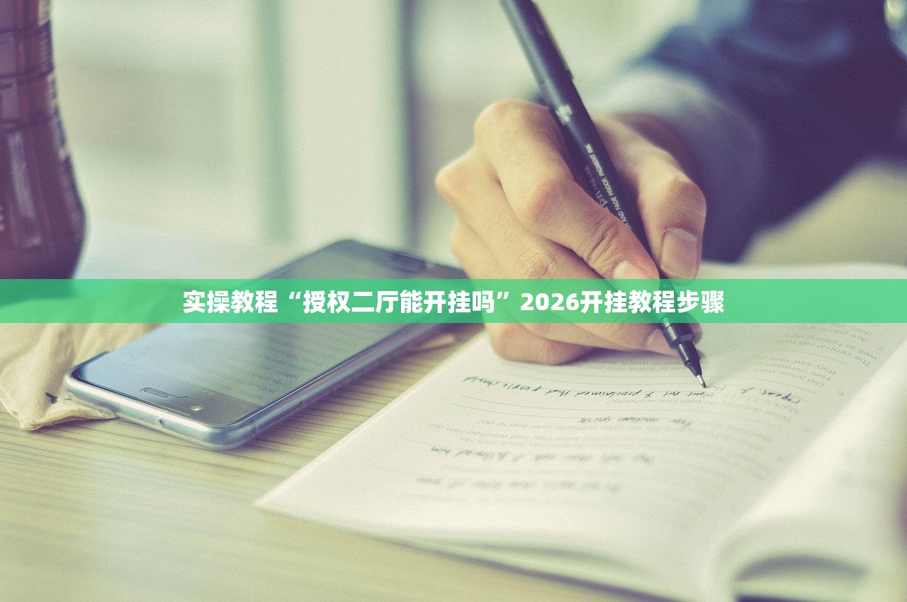 实操教程“授权二厅能开挂吗”2026开挂教程步骤