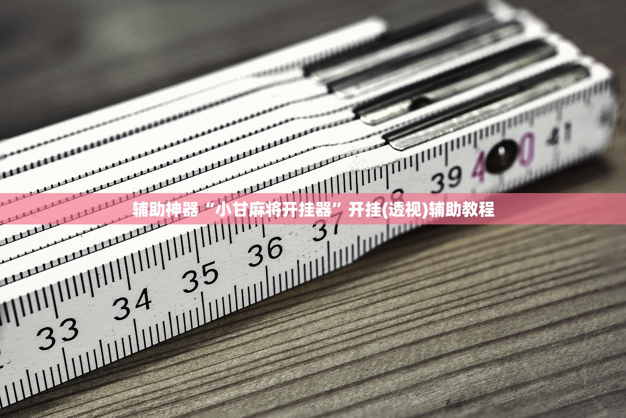 辅助神器“小甘麻将开挂器”开挂(透视)辅助教程
