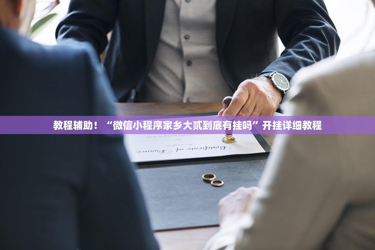 教程辅助！“微信小程序家乡大贰到底有挂吗”开挂详细教程