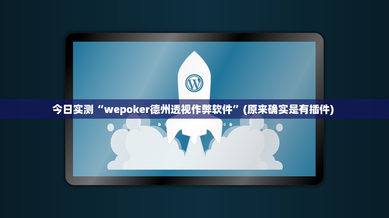 今日实测“wepoker德州透视作弊软件”(原来确实是有插件) 