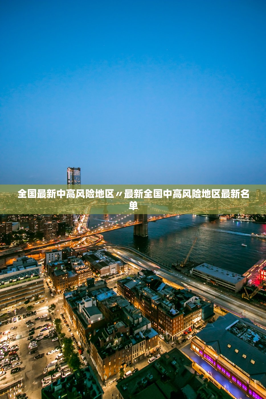全国最新中高风险地区〃最新全国中高风险地区最新名单