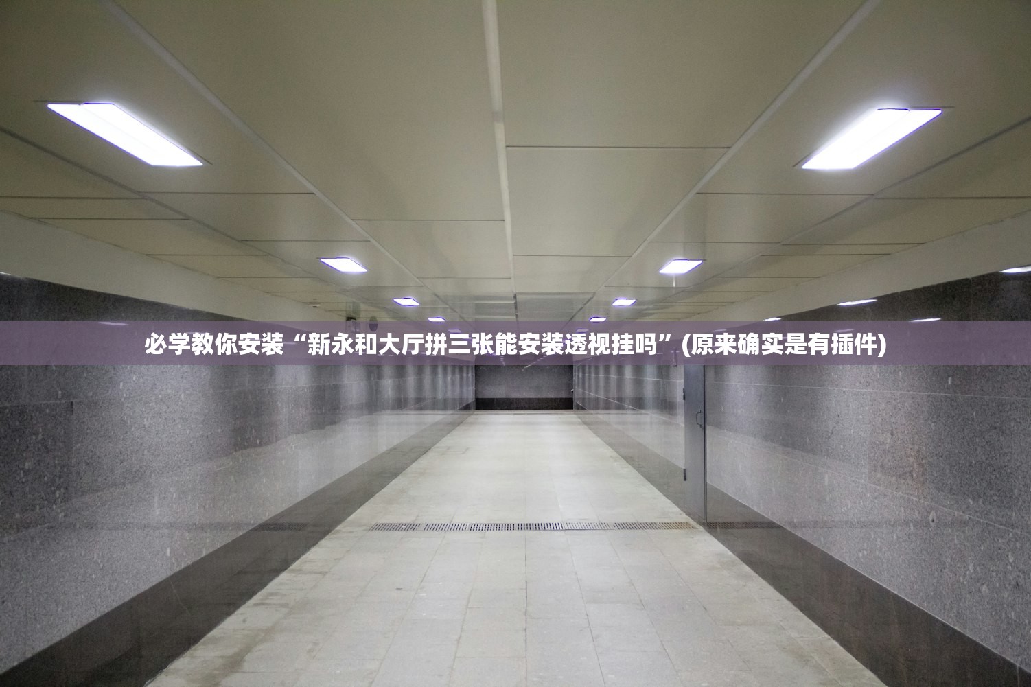 必学教你安装“新永和大厅拼三张能安装透视挂吗”(原来确实是有插件)