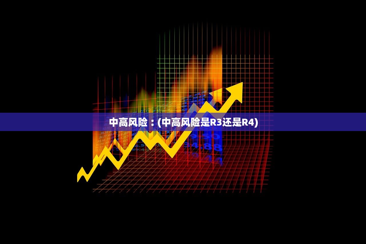 中高风险︰(中高风险是R3还是R4)