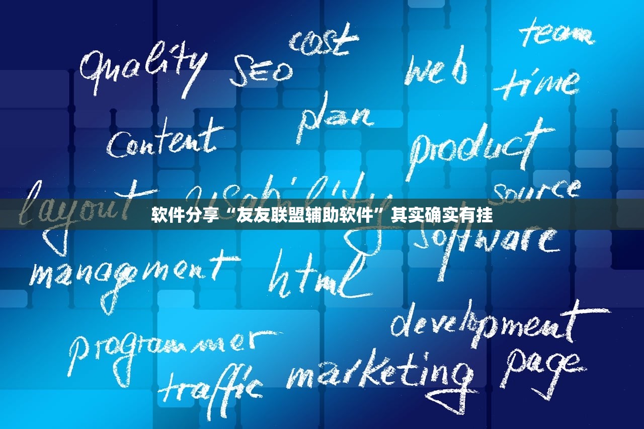 软件分享“友友联盟辅助软件”其实确实有挂
