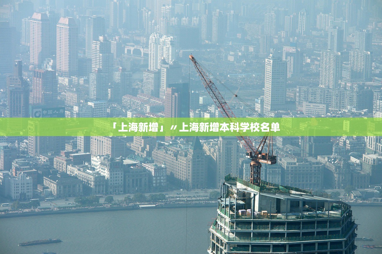 「上海新增」〃上海新增本科学校名单 「上海新增」〃上海新增本科学校名单