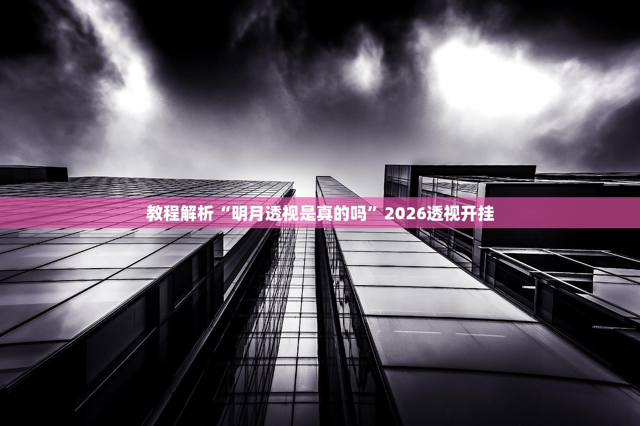 教程解析“明月透视是真的吗”2026透视开挂