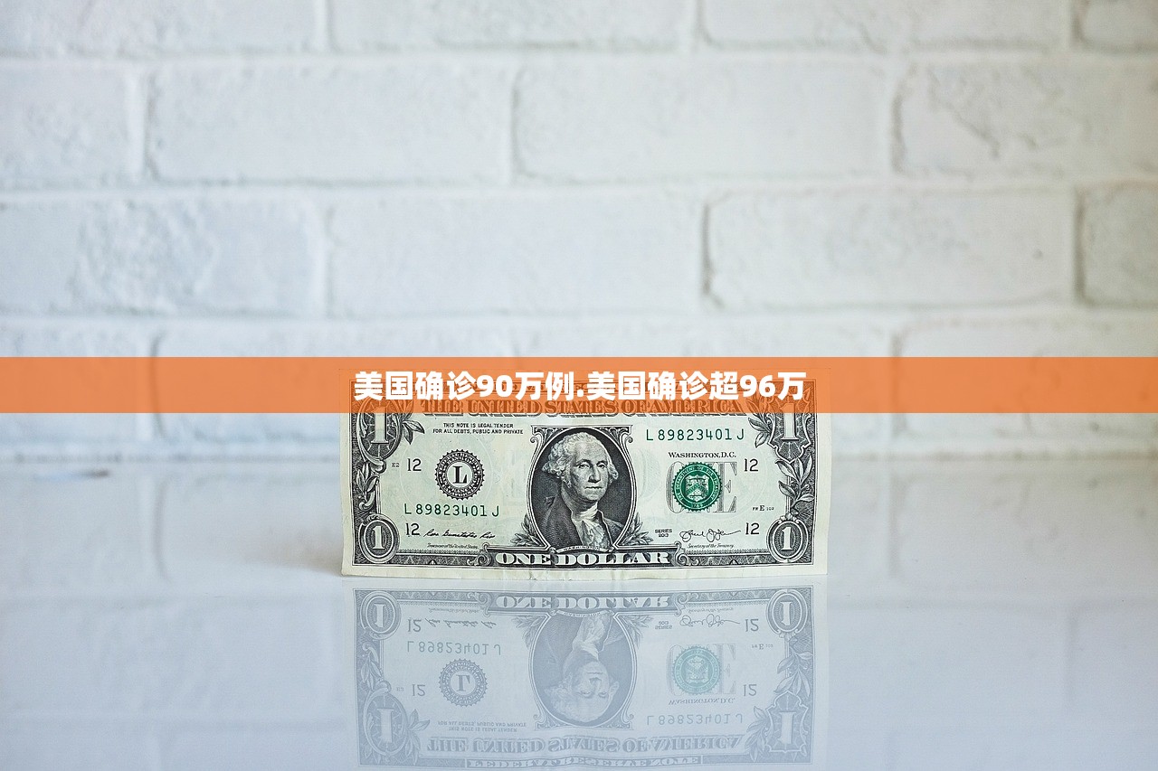 美国确诊90万例.美国确诊超96万