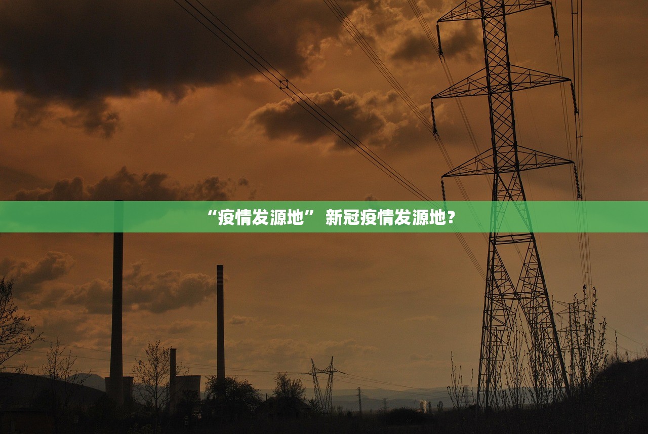 “疫情发源地” 新冠疫情发源地？