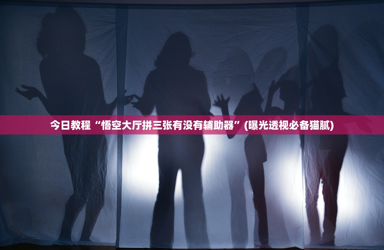 今日教程“悟空大厅拼三张有没有辅助器”(曝光透视必备猫腻)
