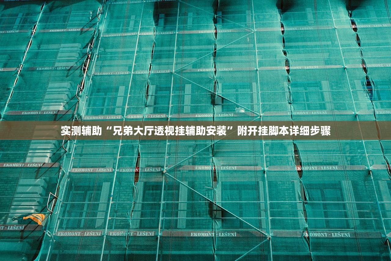实测辅助“兄弟大厅透视挂辅助安装”附开挂脚本详细步骤