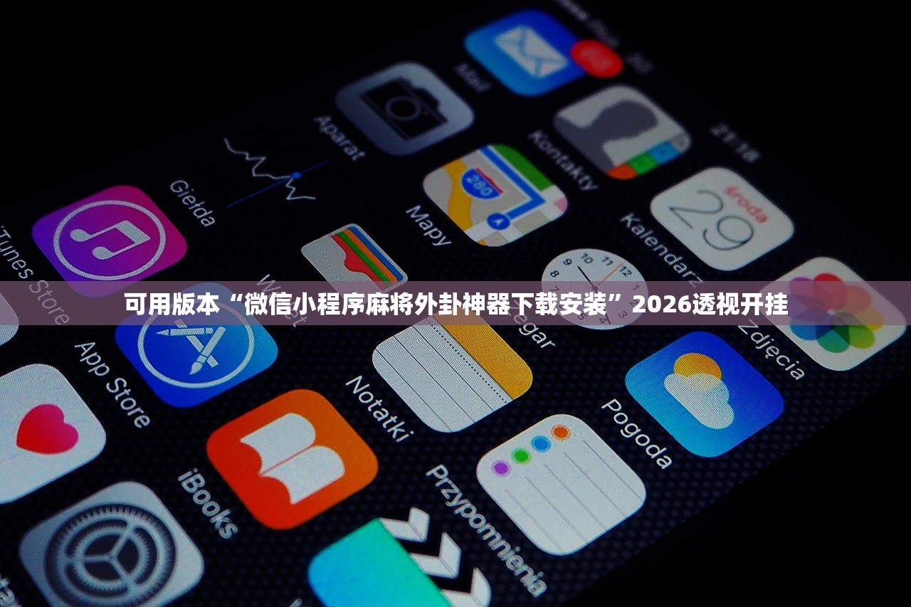 可用版本“微信小程序麻将外卦神器下载安装”2026透视开挂