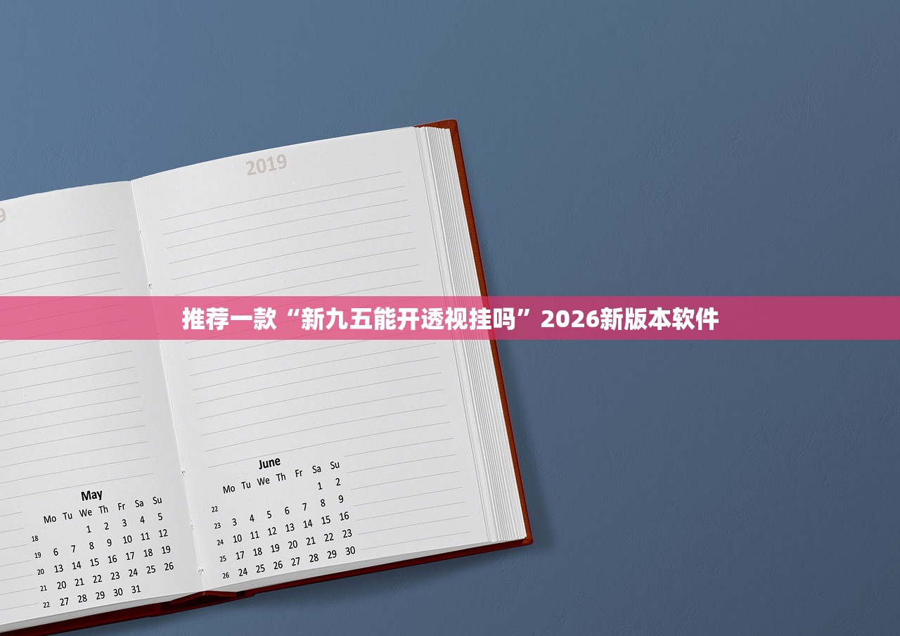 推荐一款“新九五能开透视挂吗	”2026新版本软件