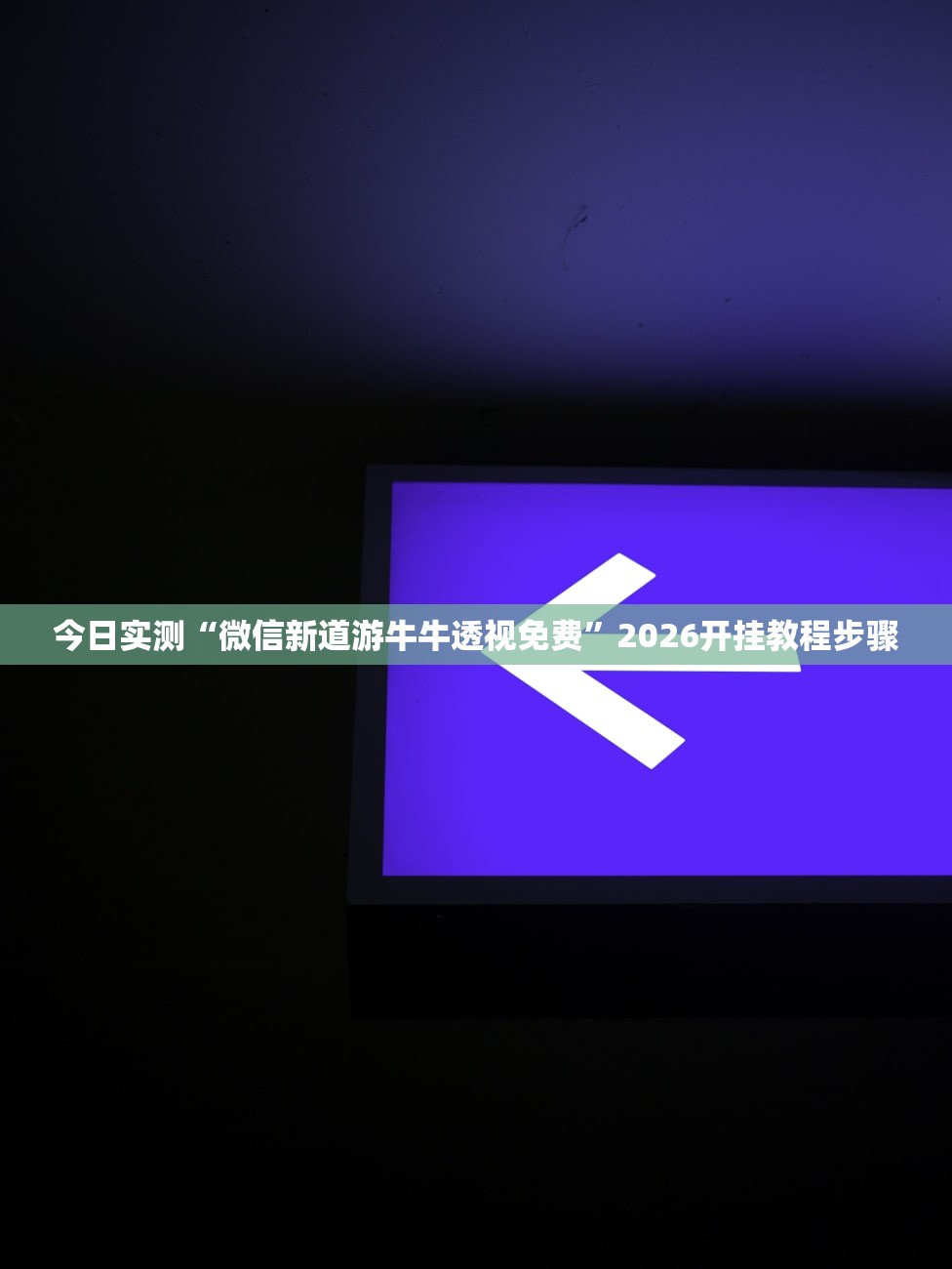 今日实测“微信新道游牛牛透视免费”2026开挂教程步骤