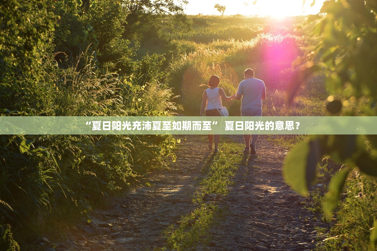 “夏日阳光充沛夏至如期而至” 夏日阳光的意思？