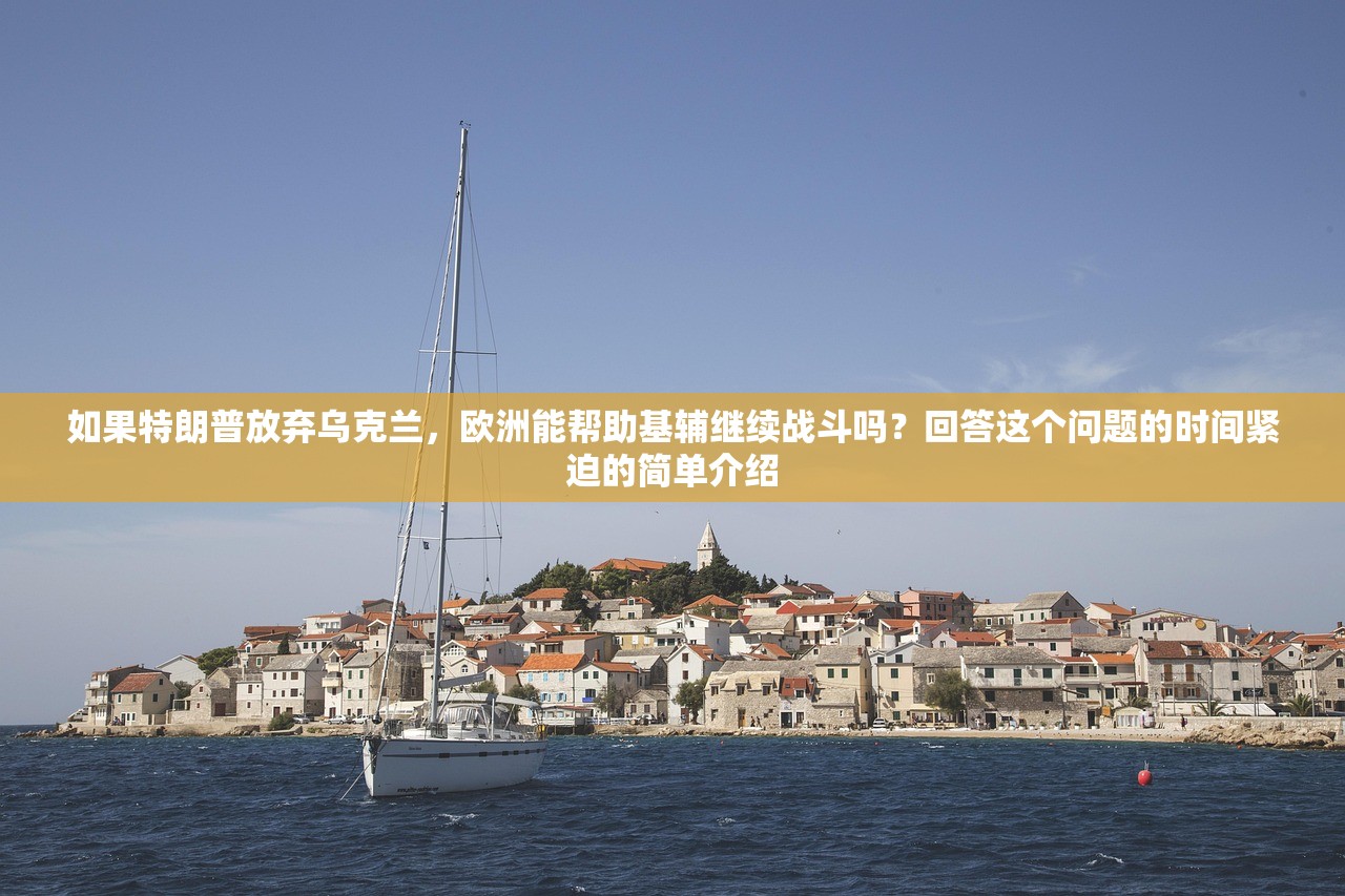 如果特朗普放弃乌克兰，欧洲能帮助基辅继续战斗吗？回答这个问题的时间紧迫的简单介绍