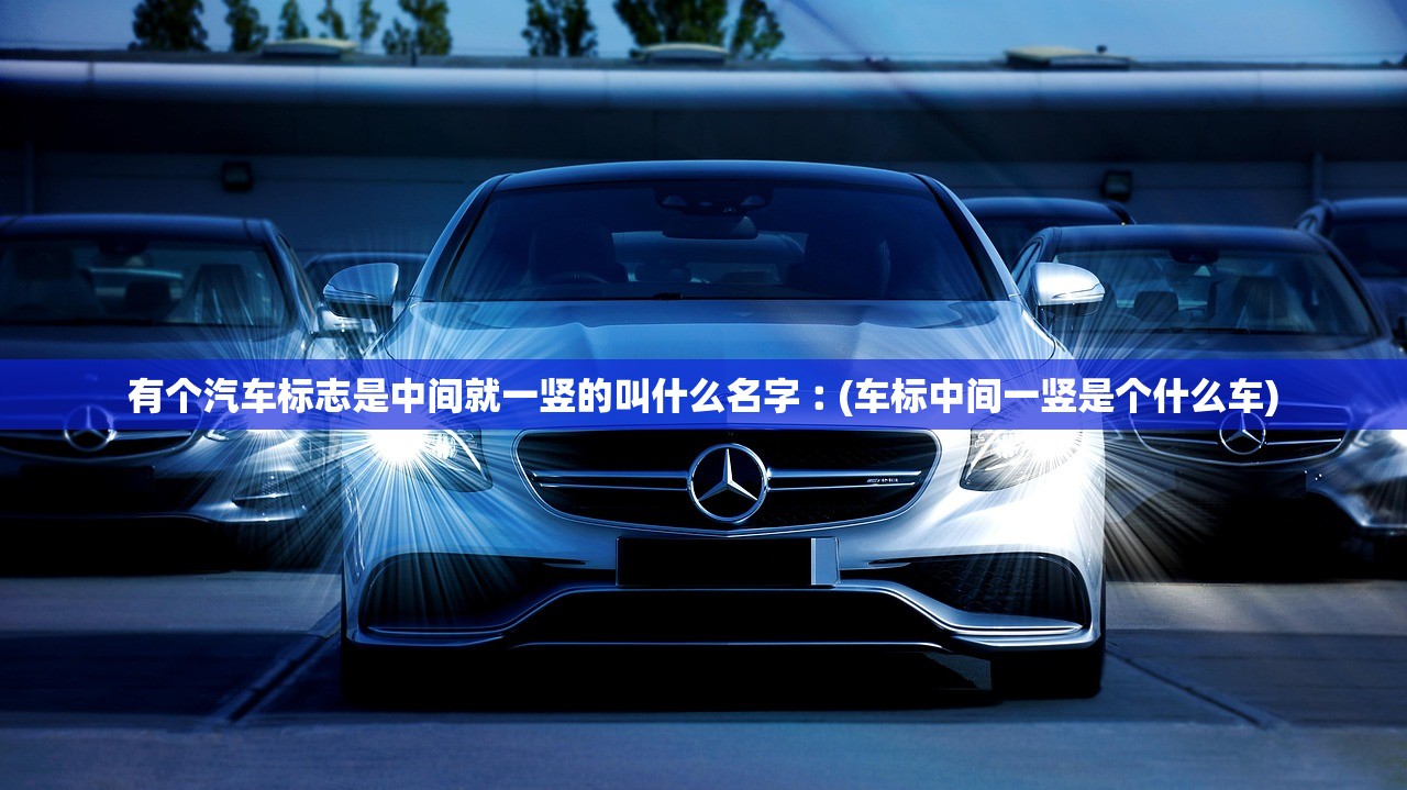 有个汽车标志是中间就一竖的叫什么名字︰(车标中间一竖是个什么车)