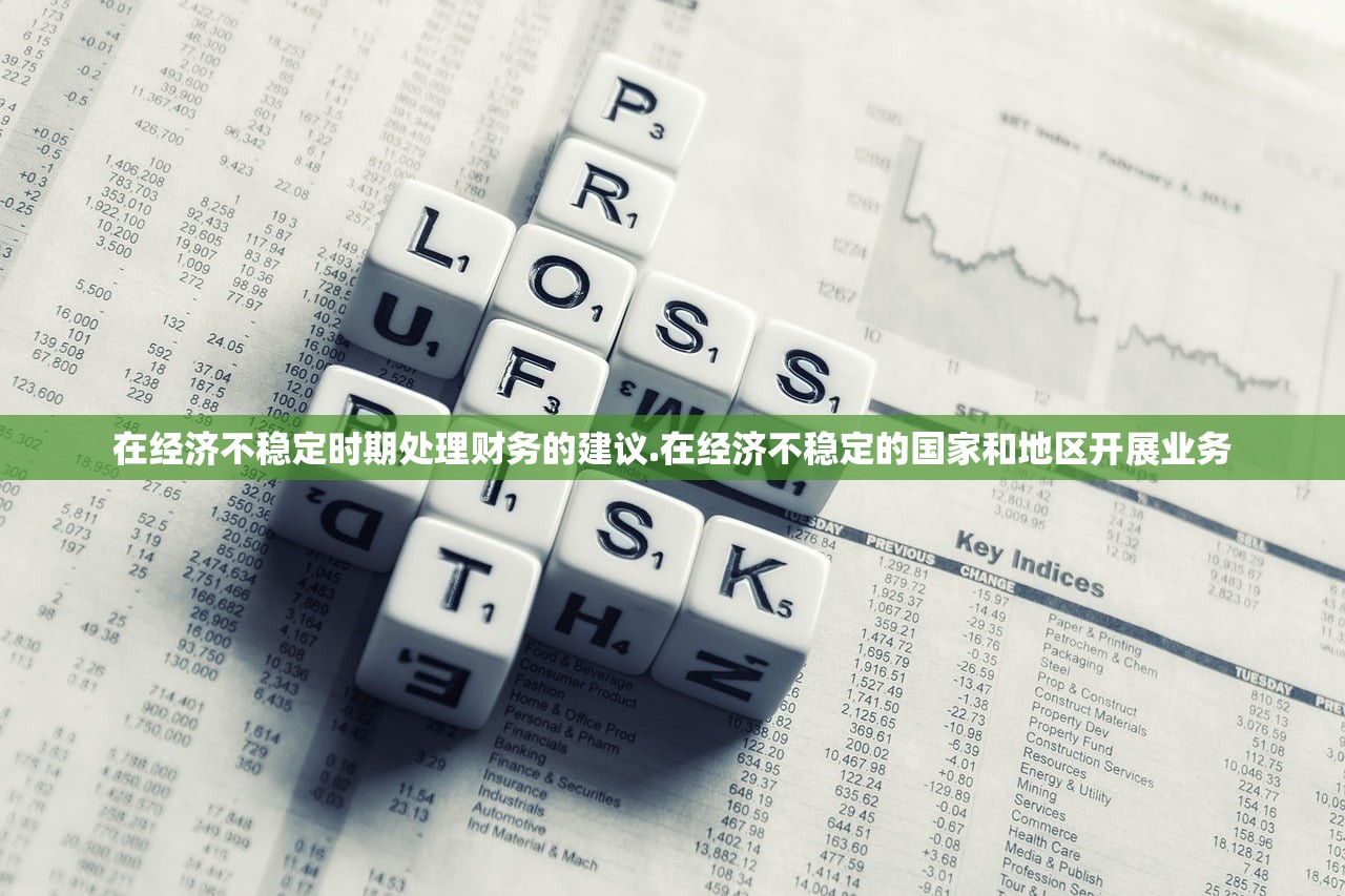 在经济不稳定时期处理财务的建议.在经济不稳定的国家和地区开展业务