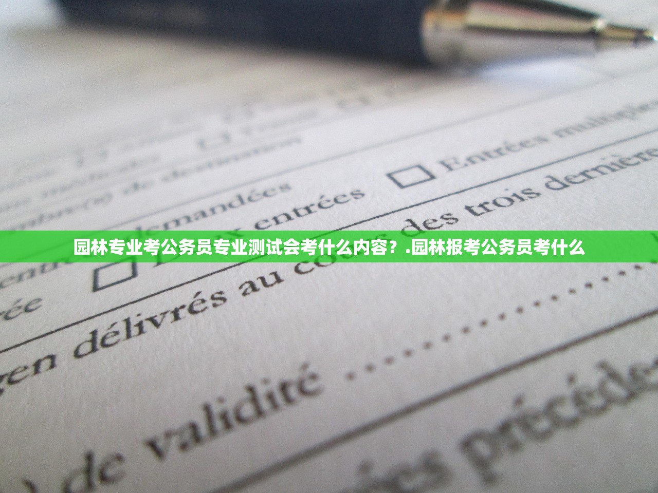园林专业考公务员专业测试会考什么内容？.园林报考公务员考什么