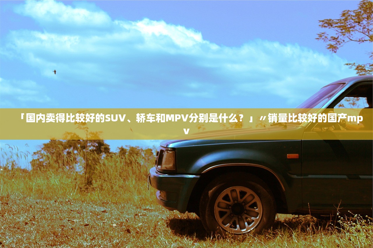 「国内卖得比较好的SUV、轿车和MPV分别是什么？」〃销量比较好的国产mpv