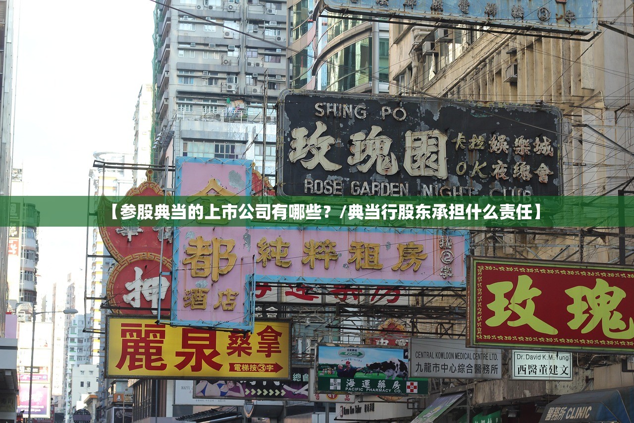 【参股典当的上市公司有哪些？/典当行股东承担什么责任】